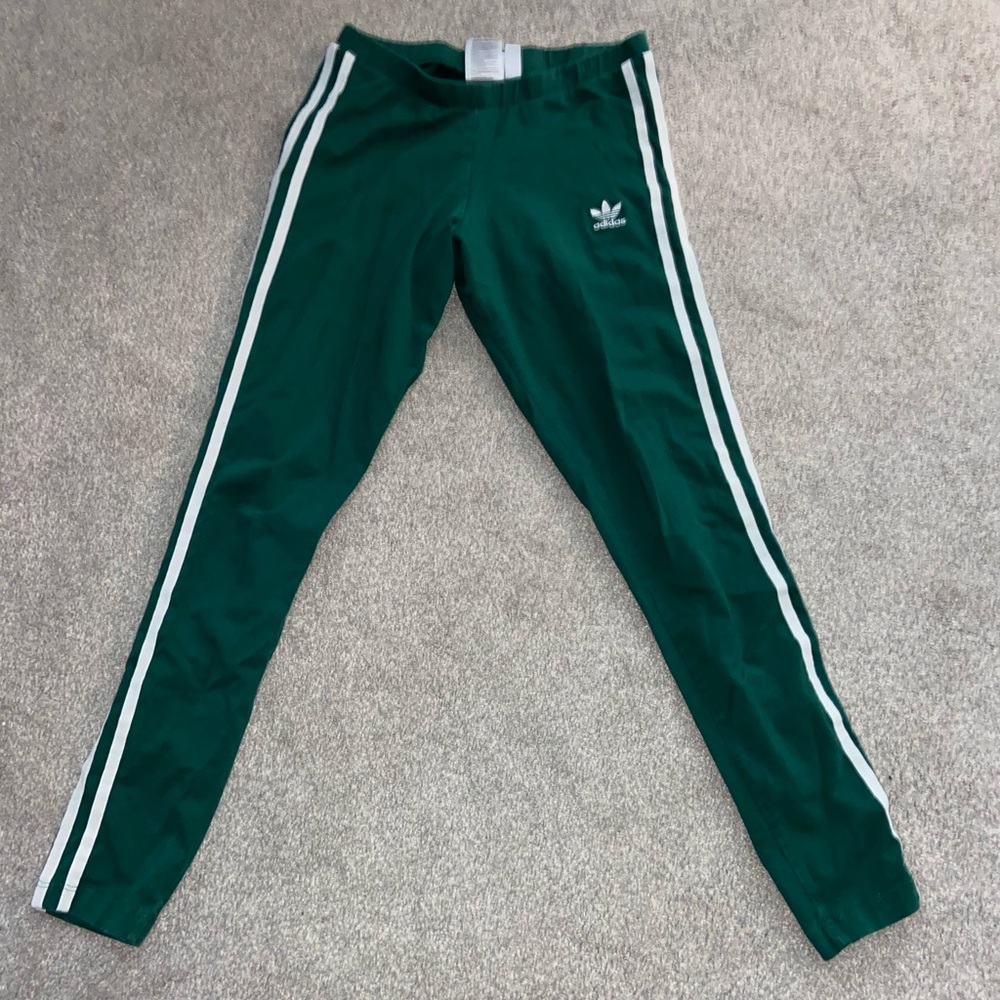 Green Adidas Leggings